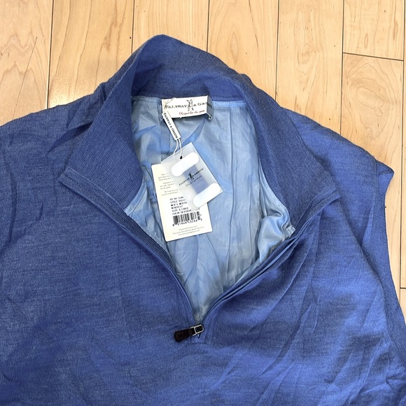 NWT Fairway & Greene Marino Wool Vest - Picture 2 of 4